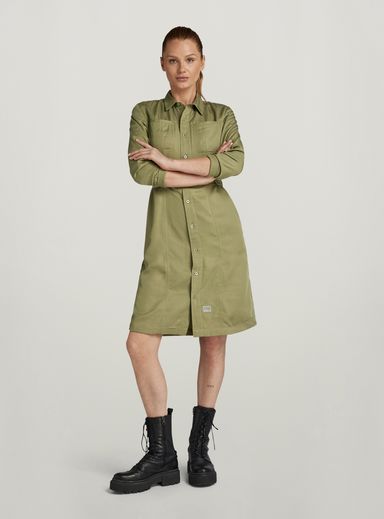 Fitted Shirt Dress